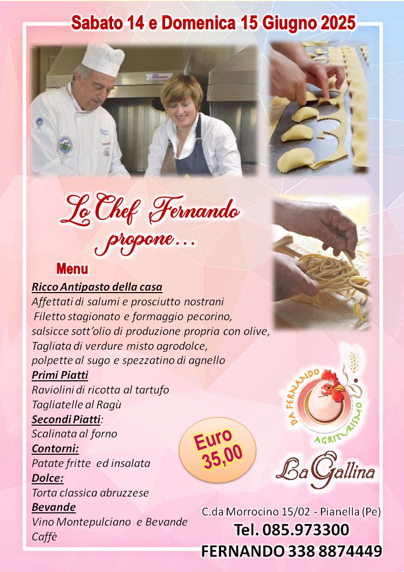 A tavola con lo Chef Fernando