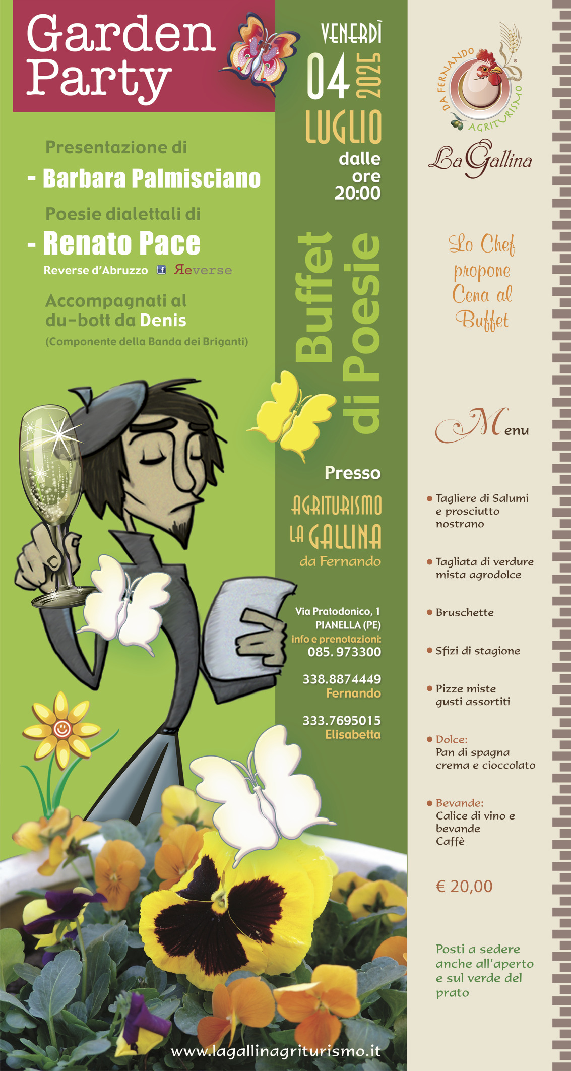 Garden party - buffet di poesie