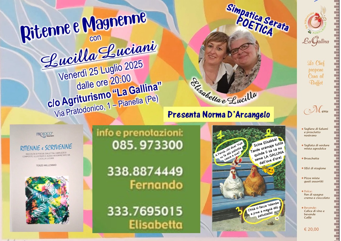 Ritenne e Magnenne - serata di poesia
